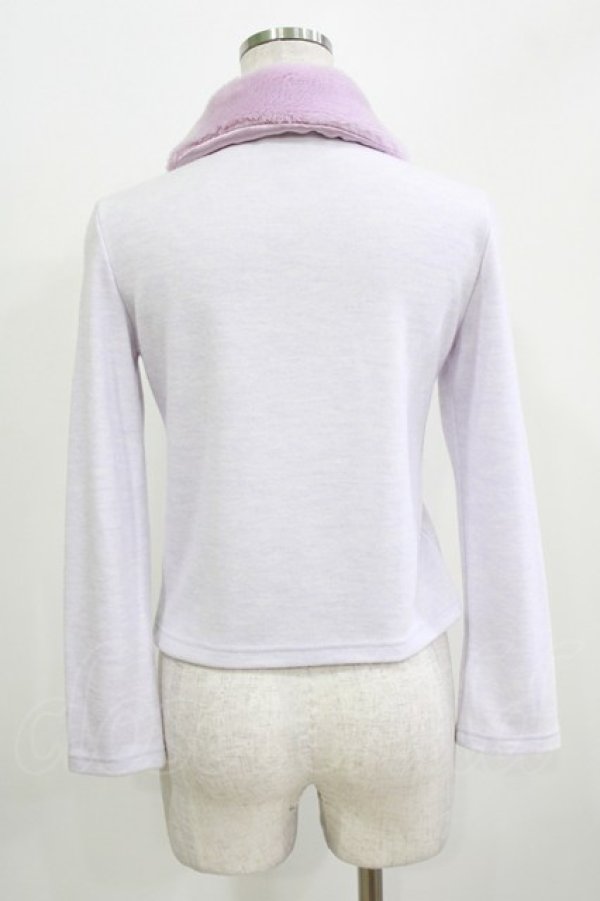 画像3: MILK / ファーカラーカーデ  ラベンダー H-26-03-07-063-ML-TO-KB-ZH (3)