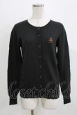 画像1: Jane Marple / リボンとAngelエンブレムのカーディガン  ダークグリーン H-26-03-07-066-JM-TO-KB-ZH (1)