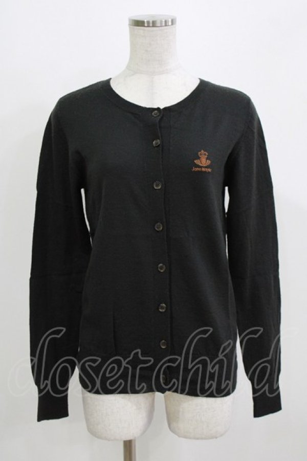 画像1: Jane Marple / リボンとAngelエンブレムのカーディガン  ダークグリーン H-26-03-07-066-JM-TO-KB-ZH (1)