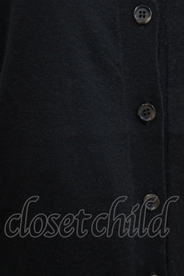 画像4: Jane Marple / リボンとAngelエンブレムのカーディガン  ダークグリーン H-26-03-07-066-JM-TO-KB-ZH (4)