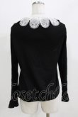 画像3: Jane Marple / Doily lace collar pullover M ブラック H-26-03-07-067-JM-TO-AK-ZH (3)