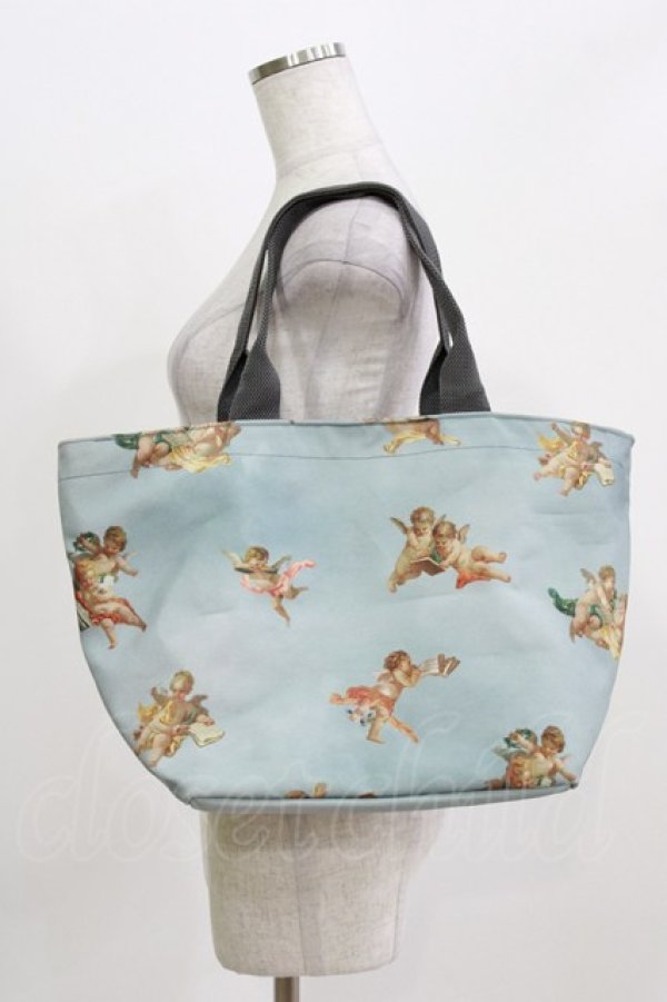 画像1: Jane Marple / Holy angelトートバック  ブルーグレイ H-26-03-07-069-JM-BG-KB-ZH (1)