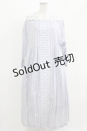 画像: Jane Marple Dans Le Salon / Wall paper tablier dress  ラベンダー H-26-03-07-007-JM-OP-KB-ZH