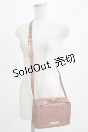 画像: Jane Marple / リボンミニショルダー  ブラウン H-26-03-07-071-JM-BG-KB-ZH