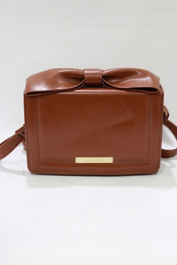 画像2: Jane Marple / リボンミニショルダー  ブラウン H-26-03-07-071-JM-BG-KB-ZH (2)