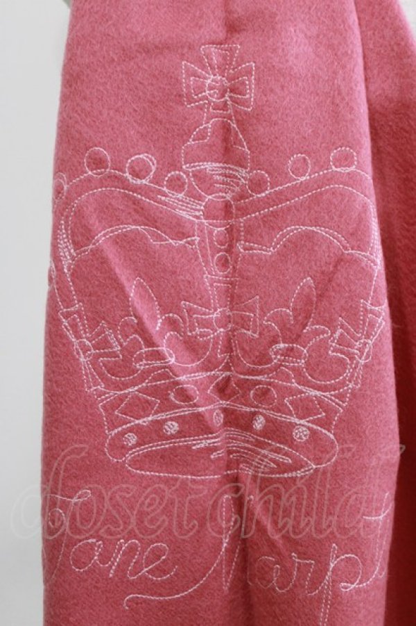 画像2: Jane Marple / クラウンエンブロイダリーのストール  ピンク H-26-03-07-073-JM-ZA-KB-ZH (2)