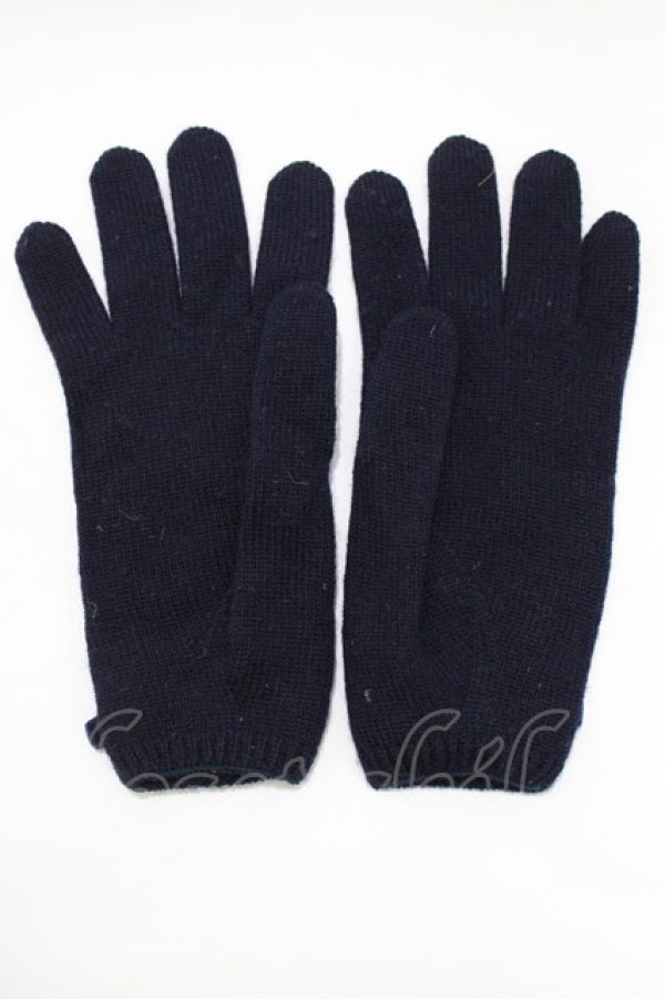 画像2: Jane Marple / Angelエンブロイダリーのグローブ  ネイビー H-26-03-07-077-JM-ZA-KB-ZH (2)