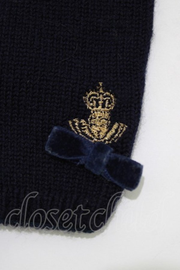 画像3: Jane Marple / Angelエンブロイダリーのグローブ  ネイビー H-26-03-07-077-JM-ZA-KB-ZH (3)