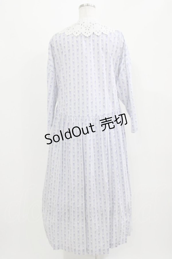 画像3: Jane Marple Dans Le Salon / Wall paper tablier dress  ラベンダー H-26-03-07-007-JM-OP-KB-ZH (3)