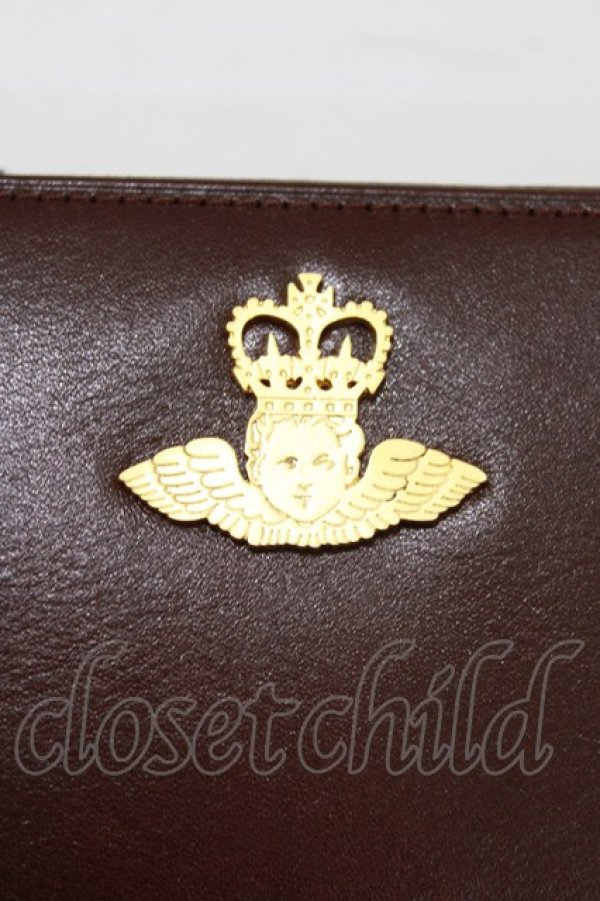 画像2: Jane Marple / Angelプレートのウォレット  ブラウン H-26-03-07-078-JM-ZA-KB-ZH (2)