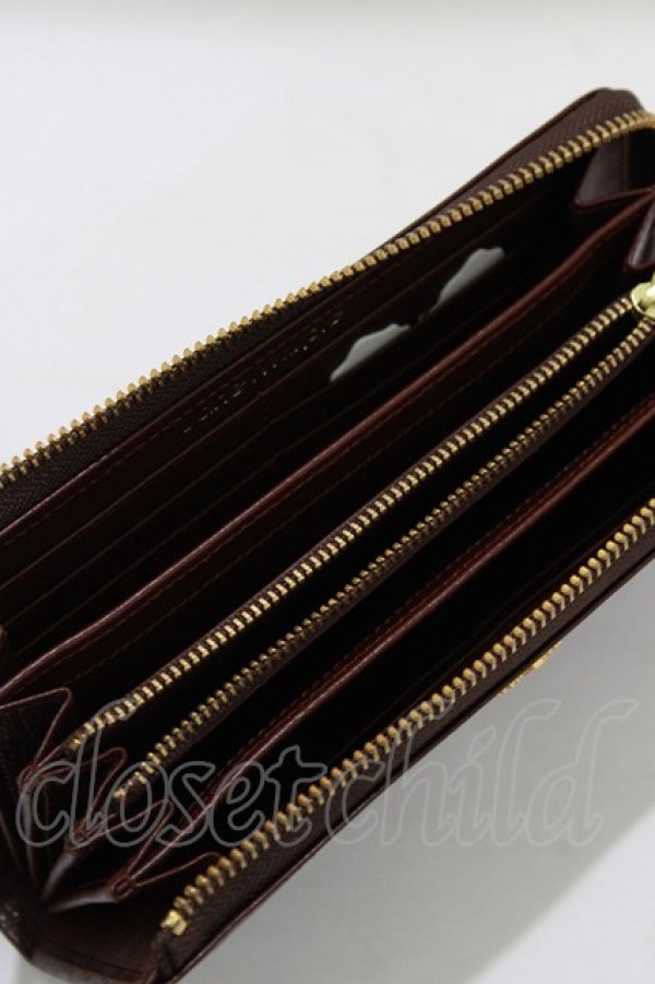 画像3: Jane Marple / Angelプレートのウォレット  ブラウン H-26-03-07-078-JM-ZA-KB-ZH (3)