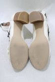 画像4: Jane Marple / トゥリボンのWストラップシューズ M オフホワイト H-26-03-07-080-JM-SH-KB-ZH (4)