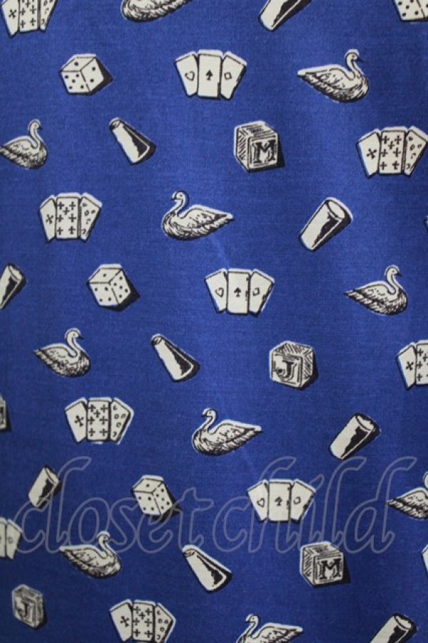 画像4: Jane Marple / Tumbling Diceのグースカラードレス  紺 H-26-03-07-008-JM-OP-KB-ZH (4)