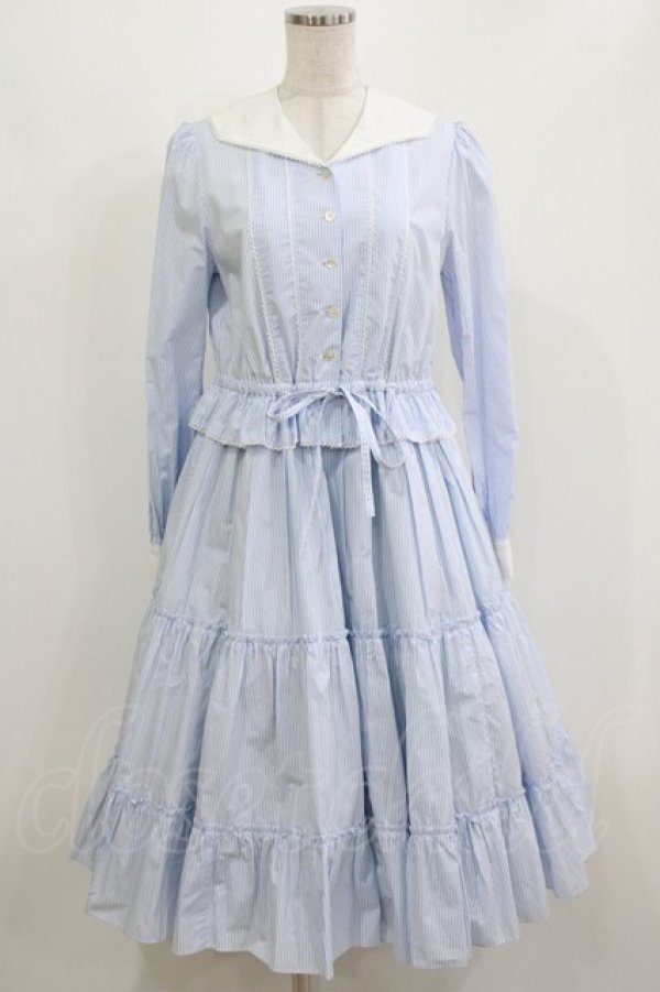 画像1: Melody BasKet / ナイチンゲールワンピース  サックス H-26-03-07-011-LO-OP-KB-ZH (1)