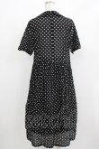 画像3: Jane Marple Dans Le Salon / Polka dots shirring dress M ブラック H-26-03-07-016-JM-OP-AK-ZH (3)