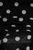 画像4: Jane Marple Dans Le Salon / Polka dots shirring dress M ブラック H-26-03-07-016-JM-OP-AK-ZH (4)