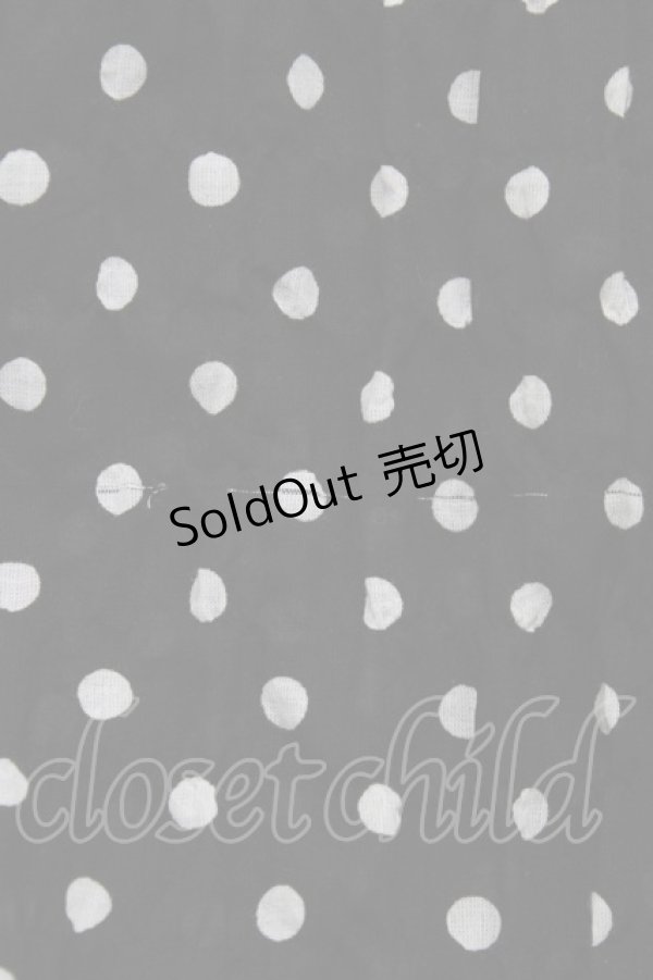 画像5: Jane Marple Dans Le Salon / Polka dots shirring dress M ブラック H-26-03-07-016-JM-OP-AK-ZH (5)