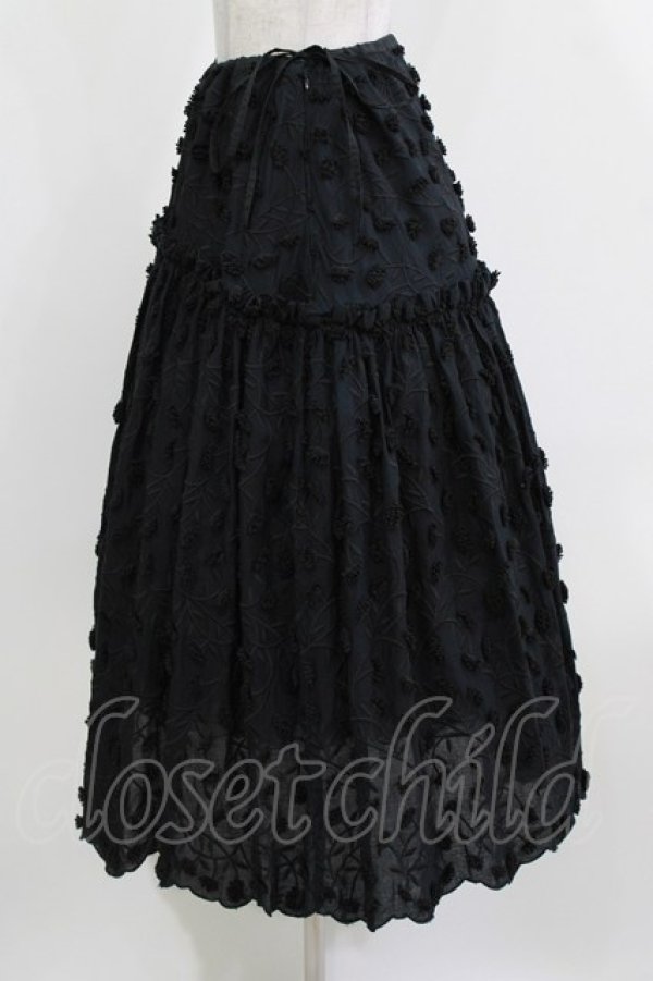 画像2: Jane Marple / Cut flower lace dress skirt  ブラック H-26-03-07-018-JM-SK-KB-ZH (2)