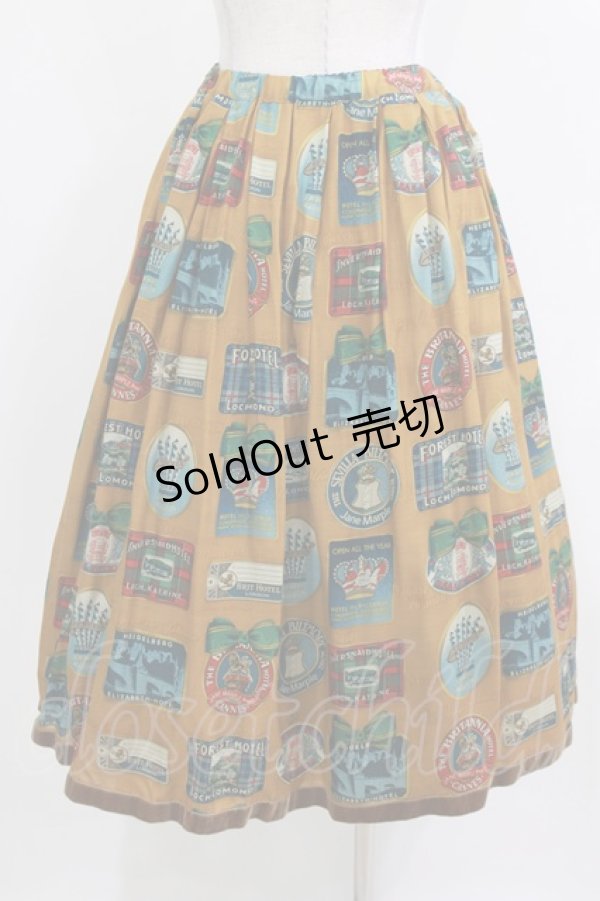 画像3: Jane Marple / Bonne Journee Hotelタックスカート  マスタード H-26-03-07-019-JM-SK-KB-ZH (3)