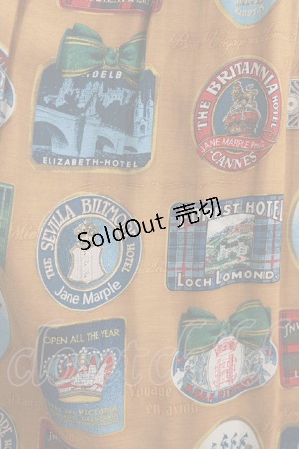 画像4: Jane Marple / Bonne Journee Hotelタックスカート  マスタード H-26-03-07-019-JM-SK-KB-ZH (4)