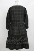 画像3: Jane Marple / Memory Shadow Checkレイヤードドレス  ブラックチェック H-26-03-07-024-JM-OP-KB-ZH (3)