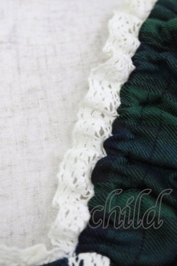 画像4: BABY,THE STARS SHINE BRIGHT / タータンチェックミニ袖ジャンパースカート&カチューシャセット Free ネイビー H-26-03-08-027-BA-OP-NS-ZH (4)