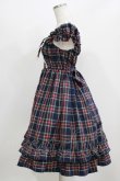 画像2: BABY,THE STARS SHINE BRIGHT / タータンチェックカチューシャ&リボンミニ袖ジャンパースカートセット Free ネイビー H-26-03-08-029-BA-OP-NS-ZH (2)