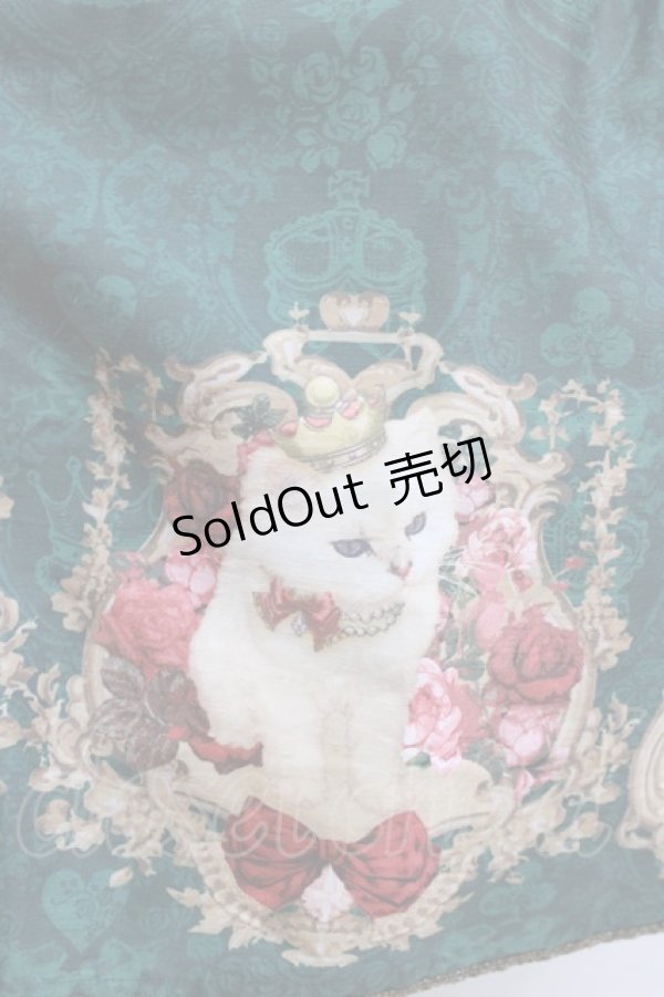 画像4: Enchantlic Enchantilly / クイーンキャット〜トランプの国〜ジャンパースカート Free グリーン H-26-03-08-031-LO-OP-NS-ZH (4)