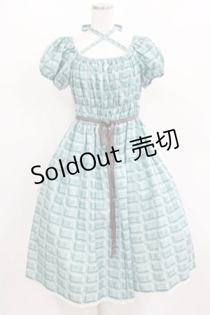画像: Enchantlic Enchantilly / アンシャンテリーチョコレートワンピース XL アリスブルーチョコレート H-26-03-08-032-LO-OP-NS-ZH