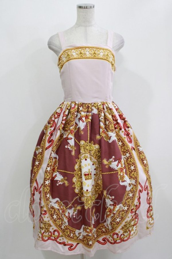 画像1: Innocent World / 星の回転木馬ジャンパースカート M ピンク H-26-03-08-033-IW-OP-NS-ZH (1)