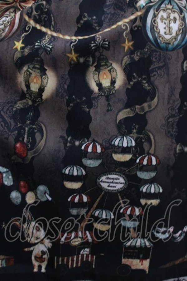 画像4: Enchantlic Enchantilly / 真夜中のパルコフェリーチェティアードスカート M ブラック H-26-03-08-034-LO-SK-NS-ZH (4)