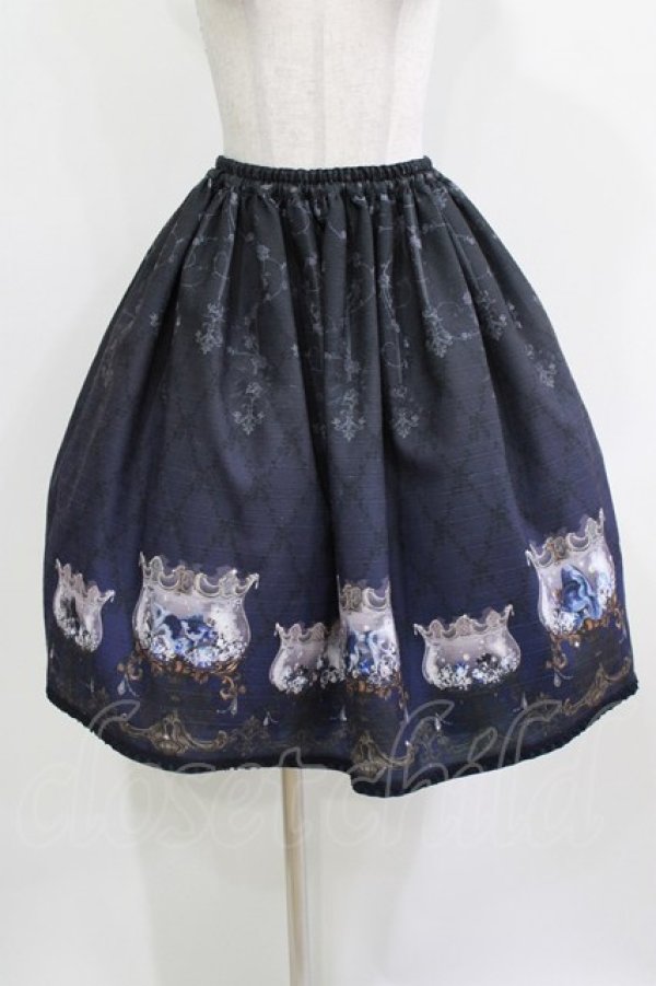 画像1: Enchantlic Enchantilly / 金魚の宝石箱のスカート Free ブラック H-26-03-08-036-LO-SK-NS-ZH (1)