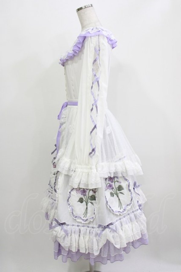 画像2: Hoshibako Works / 城咲ロンドン x HoshibakoWorksコラボレーションワンピース M 白 H-26-03-08-037-LO-OP-NS-ZH (2)