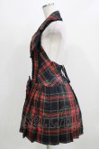 画像2: BABY,THE STARS SHINE BRIGHT / タータンチェックプリーツジャンパースカート Free ブラック H-26-03-08-046-BA-OP-NS-ZH (2)