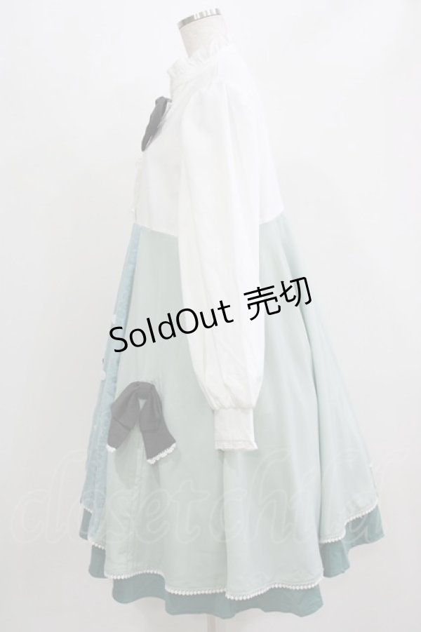 画像2: Favorite / ドッキングワンピース XL オフ/ミント H-26-03-08-001-LO-OP-NS-ZH (2)