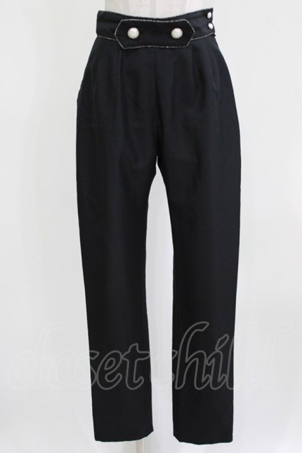 画像1: ALICE and the PIRATES / 光と影のロングパンツ Free ブラック H-26-03-08-048-PA-PA-NS-ZH (1)