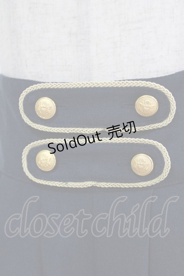 画像4: metamorphose / Gabriel ハイウエストパンツ サイズ1 ネイビー H-26-03-08-049-ME-PA-NS-ZH (4)