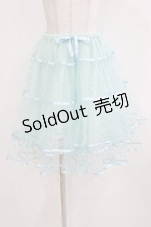 画像: BABY,THE STARS SHINE BRIGHT / ドットチュールペチコート Free サックス H-26-03-08-051-BA-SK-NS-ZH
