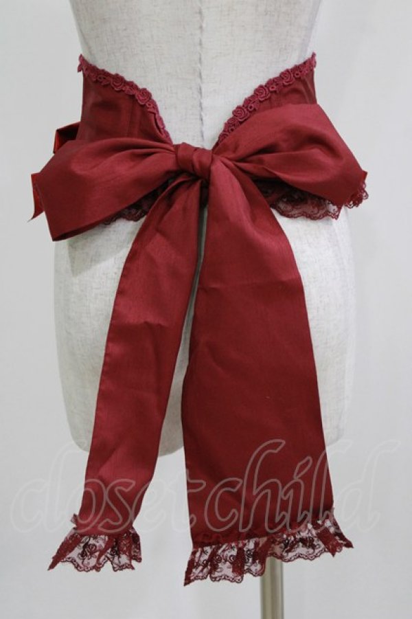 画像3: Enchantlic Enchantilly / チュールレースリボンコルセット Free レッド H-26-03-08-054-LO-TO-NS-ZH (3)