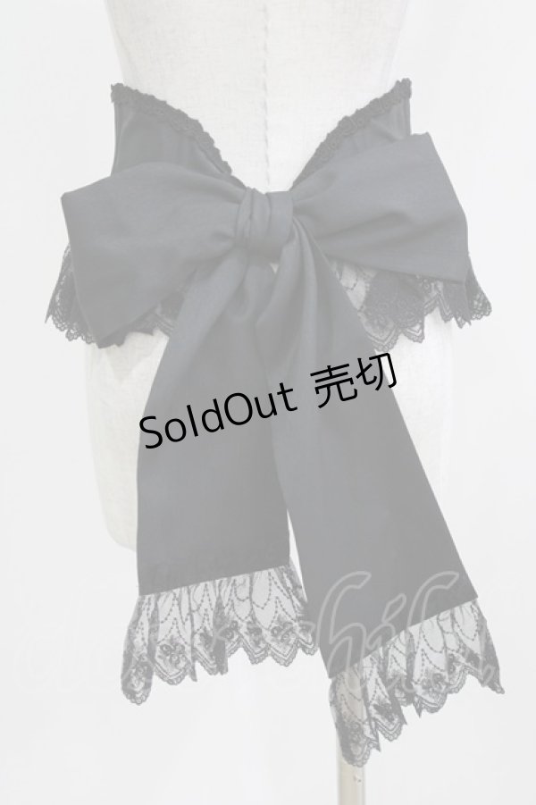 画像3: Enchantlic Enchantilly / ローズレースリボンコルセット Free ブラック H-26-03-08-055-LO-SK-NS-ZH (3)