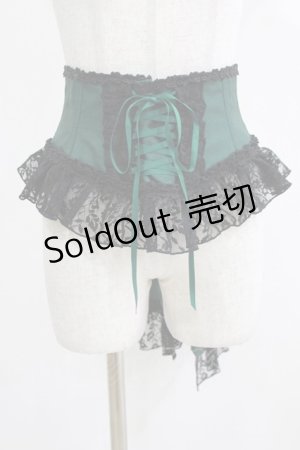 画像: Enchantlic Enchantilly / ローズレースリボンコルセット Free グリーン H-26-03-08-057-LO-SK-NS-ZH