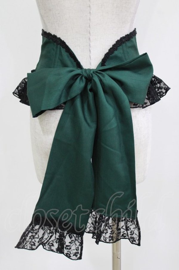 画像3: Enchantlic Enchantilly / ローズレースリボンコルセット Free グリーン H-26-03-08-057-LO-SK-NS-ZH (3)