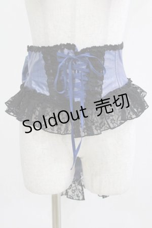 画像: Enchantlic Enchantilly / ローズレースリボンコルセット Free ブルー H-26-03-08-058-LO-SK-NS-ZH