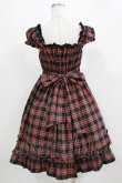 画像3: BABY,THE STARS SHINE BRIGHT / タータンチェックミニ袖ジャンパースカート Free ブラック H-26-03-08-007-BA-OP-NS-ZH (3)