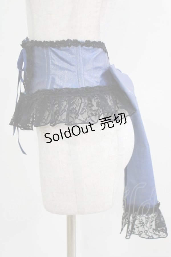 画像2: Enchantlic Enchantilly / ローズレースリボンコルセット Free ブルー H-26-03-08-058-LO-SK-NS-ZH (2)