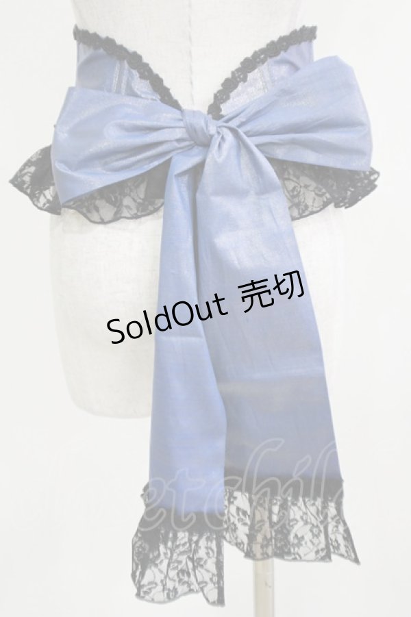 画像3: Enchantlic Enchantilly / ローズレースリボンコルセット Free ブルー H-26-03-08-058-LO-SK-NS-ZH (3)