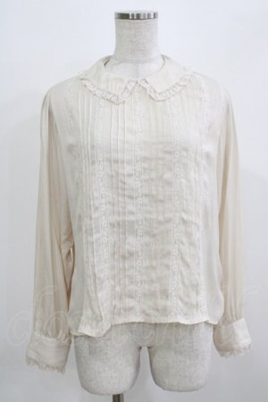 画像: an another angelus / レース使いピンタックブラウス Free IVORY H-26-03-08-064-CA-BL-NS-ZH