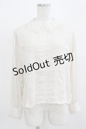 画像: an another angelus / レース使いピンタックブラウス Free IVORY H-26-03-08-064-CA-BL-NS-ZH