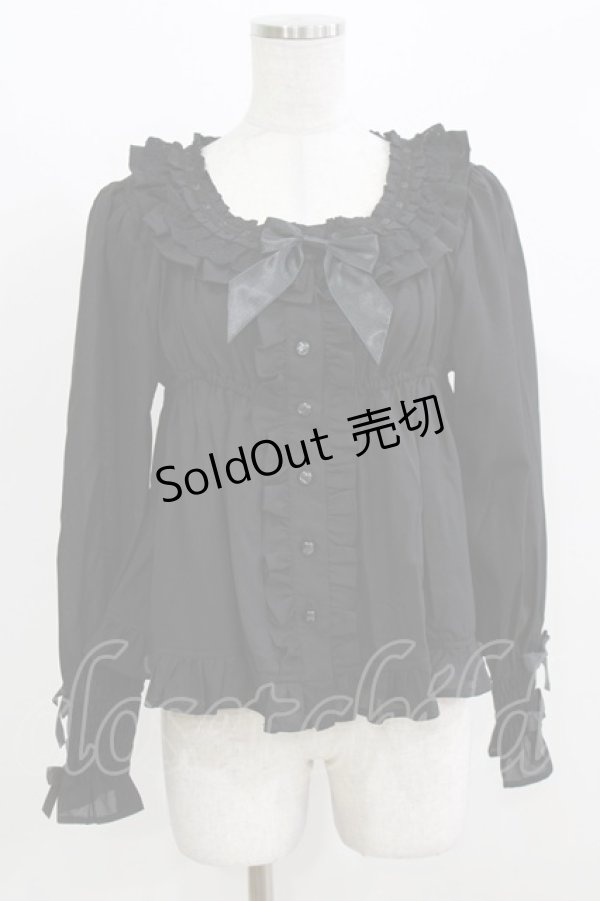 画像1: BABY,THE STARS SHINE BRIGHT / エリーゼベビードールブラウス Free ブラック H-26-03-08-067-BA-BL-NS-ZH (1)