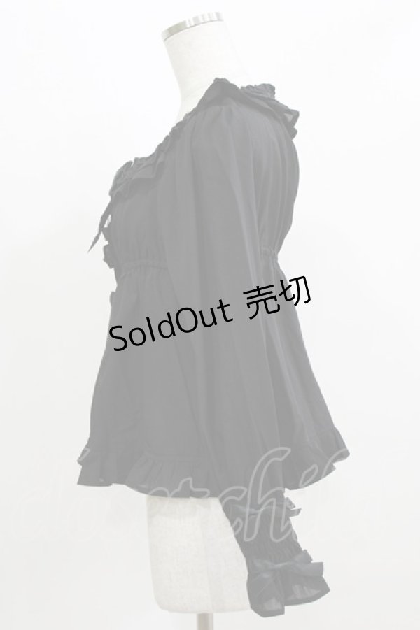 画像2: BABY,THE STARS SHINE BRIGHT / エリーゼベビードールブラウス Free ブラック H-26-03-08-067-BA-BL-NS-ZH (2)